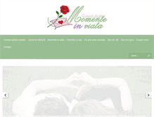 Tablet Screenshot of momenteinviata.ro